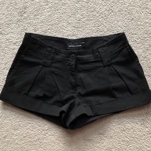 EUROPEAN CULTURE BLACK SHORTS